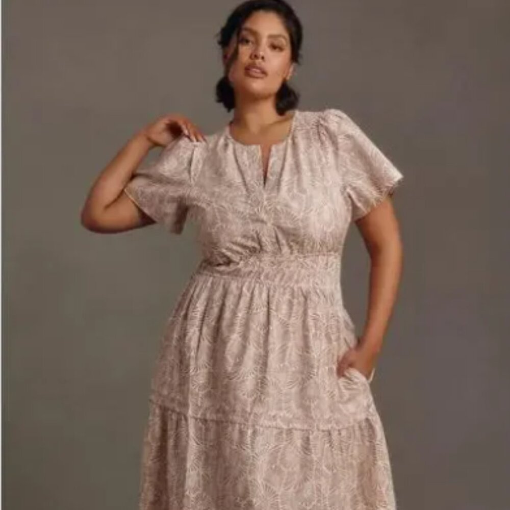 Anthropologie Somerset Maxi Dress: Sands Motif